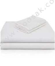 Robha Hotel Bed Sheet 300tc Plane Cotton  (110/112)inch